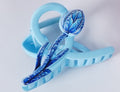 The most popular summer grabber clip 2026 new shark clip multi-color electroplated gold edge fashion simple high-end streamer