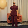 Office Bubble Sleeve 2-Piece Set