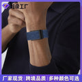 For whoop 4.0 Zinc Alloy Leaves Bracelet With Sports Smart Capable Bracelet Nylon Watch Band