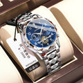 Swiss Brand Multifunction New Mens Watch Waterproof Glow Fashionable Quartz Watch Live Export Drop Ship