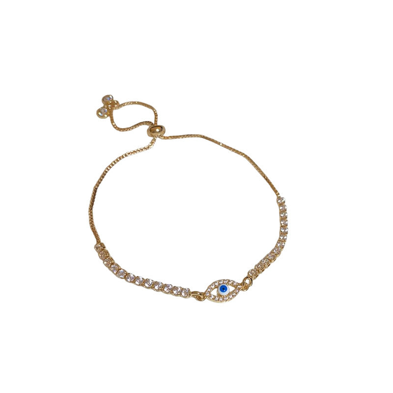 Vintage Oval Eye Charm Bracelet - view 5