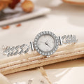 New Korean Version Twist Elegant Drawstring Design Compact Fashionable Women Student Middle-School Ladies Lazy Lounger Bracelet Women Watch