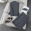 Professional Formal Blazer + Skirt Set