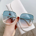 GM Women Sunglasses ins Big Frame Slender Korean Cat-Eye TikTok Live RedNote Sunglasses Wholesale