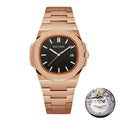 Item Time Watch Men Mechanical Cutout Clear Base Western Bestseller Matte Nautilus Mens Watch Precision Steel Watch Men
