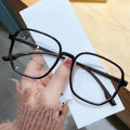 Influencer Prescription Glasses Large Trendy Big Frame Anti-Blue Plano Overseas Style of Finish Item Square Frame Prescription Sunglasses