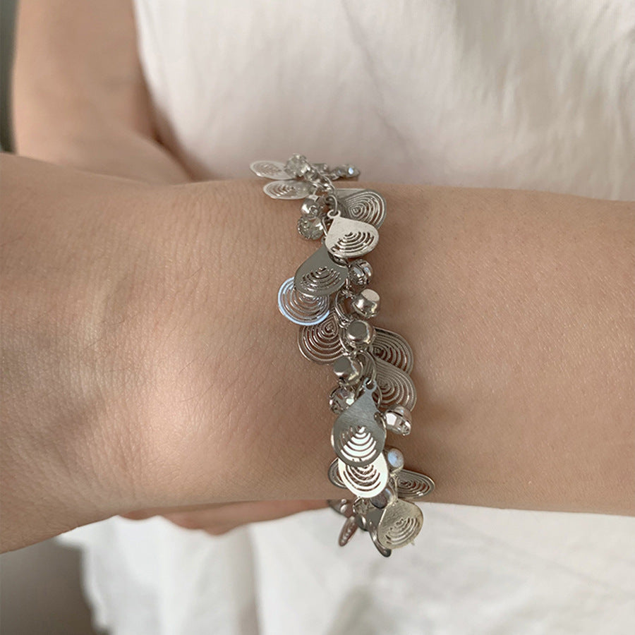 Zircon Butterfly Layered Bracelet - view 10