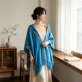 Women's Ethnic Shawl + Cape 2026 - Red