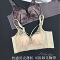法式蕾丝BC薄贝壳杯69167聚拢上托美胸带大胸显小内衣女软圈文胸