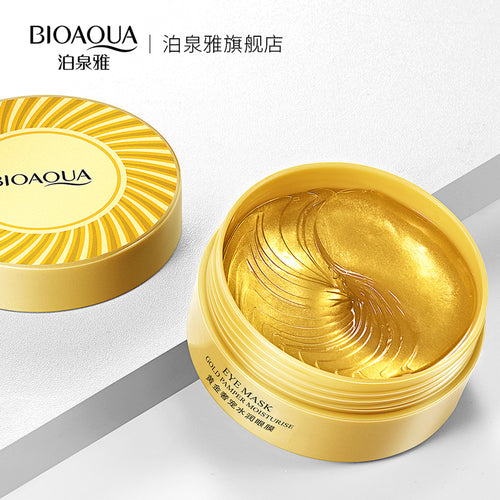 泊泉雅24k黄金素奢耀舒润眼膜 补水保湿改善黑眼圈眼纹眼贴膜批发