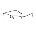 Beesfen New Frame 990070 Half-Rim Frame Ultra-Light Prescription Si Pattern Men Formal Glasses Frame Wholesale