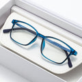 Fashionable Presbyopia Glasses Anti-Blue Ultra-Light Influencer Pick Formal Single Vision Trendy Elderly Plano Glasses Frame Reading Glasses