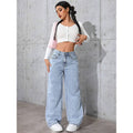Summer Versatile High Waist Loose Straight Leg Pants