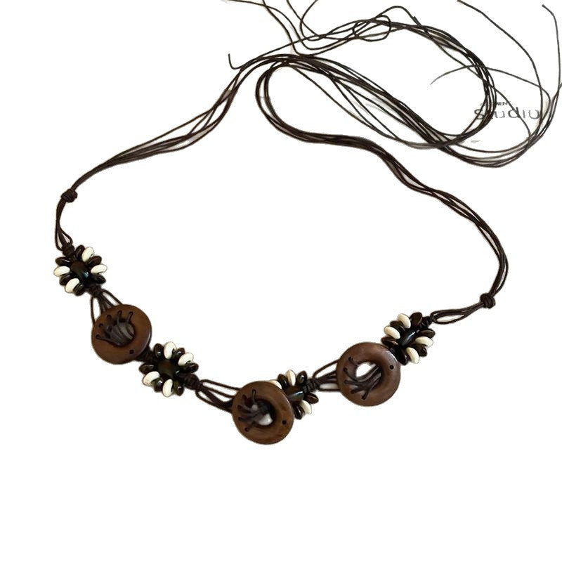 Round Portrait Tassel Waist Chain - view 5