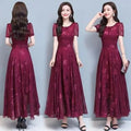 Korean Printed Short Sleeve Fitted Dress, 2026 Hot Sale