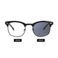 3016 Classic Sunglasses Retro Stud Half-Rim Sunglasses Trendy Fashionable Color Coating Reflective Glasses Aviator Sunglasses