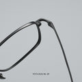 Beesfen 8g Gold Silk Pure Titanium Glasses Frame chordf Formal Simple Frame Si Pattern Retro Full-Frame Wholesale