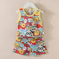 Women's Korean Sleeveless Lightweight Tank Top + Shorts Set 2026 - Teal