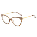 Retro Anti-Blue Plano Overseas Western Influencer Glasses Frame Trendy Photochromic Plano Cat-Eye Glasses
