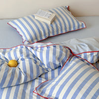 Azure Coast / 0.9m Bed - 3-Piece Flat Sheet - Fits 150x200cm Duvet