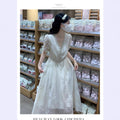 New Chinese Style Embroidered Dress for Women, Retro Fitted Graceful Long Dress