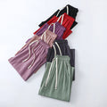 cotton silk high-waisted wide-leg pants for women, loose artificial cotton thin versatile thin trous