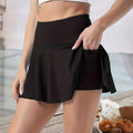 Sporty Casual Pleated Skirt + Short Skirt