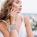 Fresh Hair String Sweet Maiden Pearl Woven Hair Tie Hair Tie Simple Versatile Elastic Hair Accessory