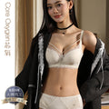 69152套装高颜值蕾丝款AB杯内衣侧收无钢圈聚拢收副乳性感文胸