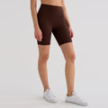 brushed five-point lulu yoga pants for women without embarrassing lines, high-waisted outdoor cyclin