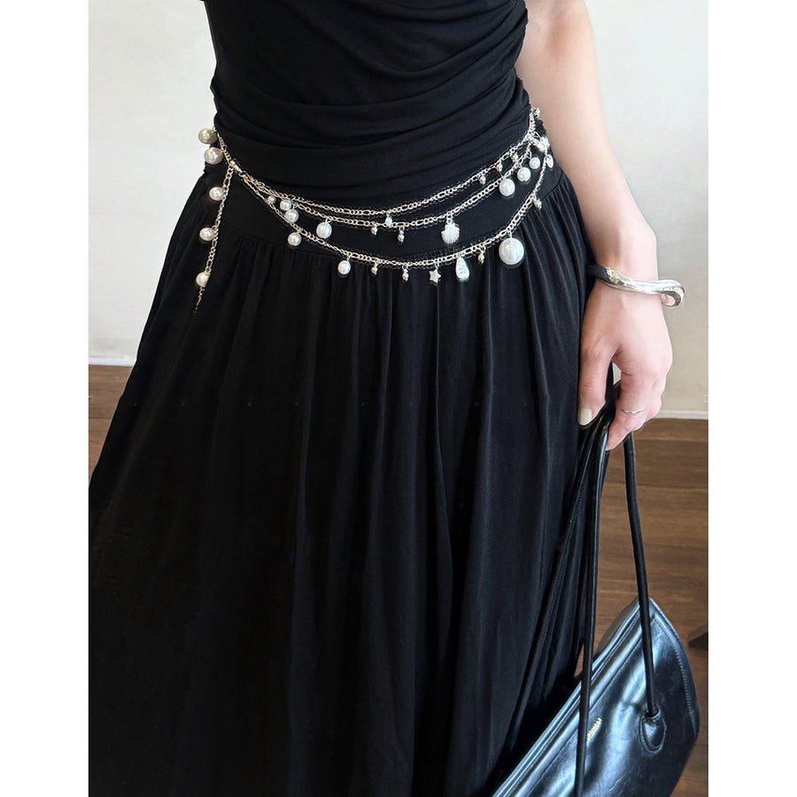 Portrait Tassel Bell Waist Chain - view 9