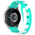 For Samsung Huawei watch Two-Tone Silicone 20mm / 22mm Sports Silicone Band