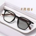 Light-Changing Prescription Glasses Fashionable Anti-Blue Overseas Western Square Frame Big Frame Bare-Face Tool Versatile Prescription Sunglasses
