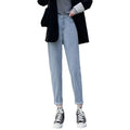 Women's High Waist Straight Dad Cargo Jeans