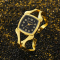 2024 New cansnow Twisted Band 4th Square Small Dial Western Southeast Asia Hot Seller Bangle Watch Women