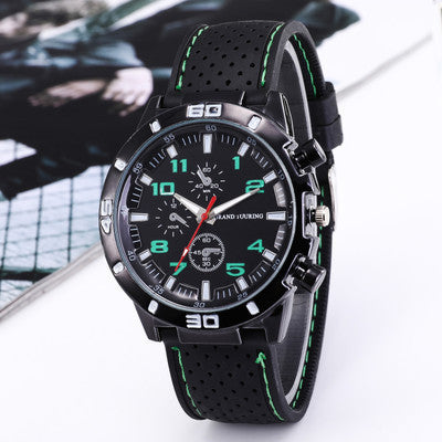 28029 New wish Export Sports Silicone Fashionable Racing Formal Quartz Men watch Wholesale Watch