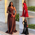 Fitted Waist-Tie Party Dress, Bodycon Mermaid Design