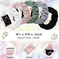New Amazon Fits Apple Band iWatch Wrist Strap Imit. Cotton Watch Band Large Cord Hair Tie Band