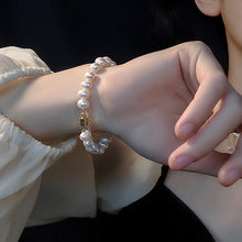 French Rhinestone Pearl Bee Bracelet - view 4