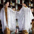 Women's Ethnic Shawl + Cape 2026 - Red
