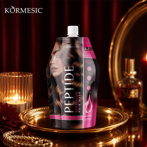 全英文KORMESIC多肽袋装发膜Hair Mask头发护理柔顺厂家批发现货
