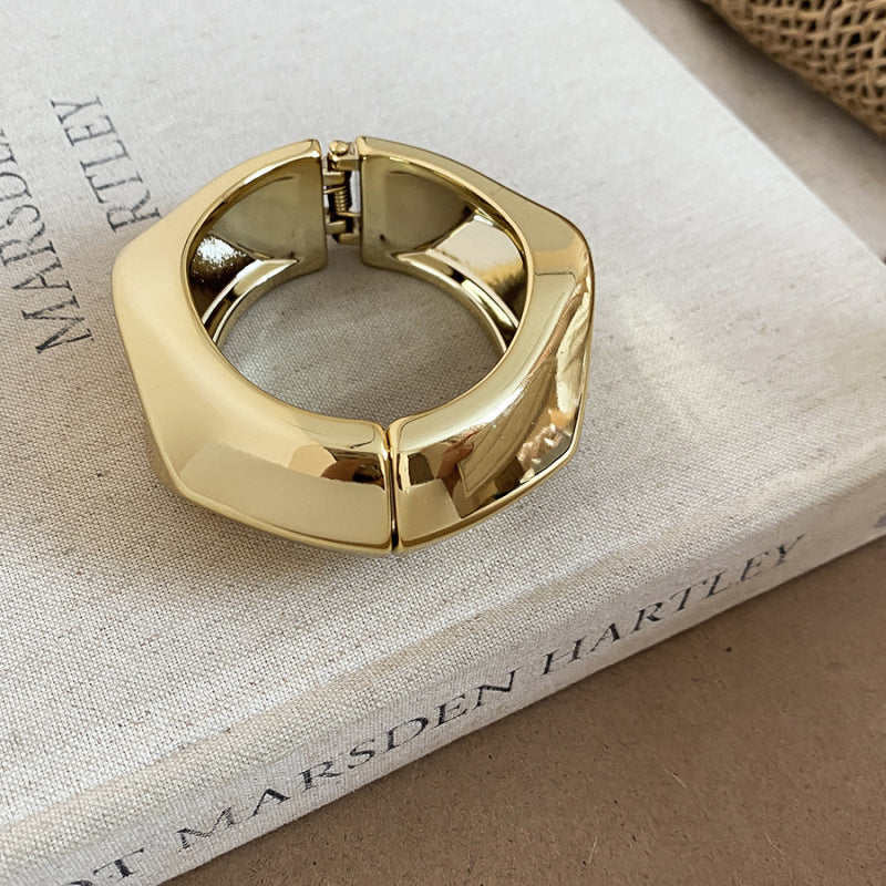 Vintage Enamel Print Acrylic Bangle - view 11