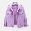 Women's Fall Korean Plus Size Long Sleeve Jacket + Top 2026 | Trendy Jacket - White