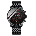 Cypress Reach Eggplant New Multifunction Mens Watch Men Student Korean Ultra Thin Fashionable Quartz Watch TikTok Drop Ship