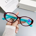 New Western Anti-Blue Ultra-Light Reading Glasses Unisex Older Adults One Fashionable Cat-Eye Trendy Style Glasses HD Reading Glasses