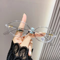 Anti-Blue-Light Reading Glasses Ultra-Light Portable Style Elderly Glasses Small-Frame HD Old Light Glasses Medium Elderly Reading Glasses