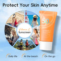 跨境新品莱蔻新品维Csunscreen50g不油腻隔离清爽厂家一件代发