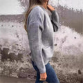 Fall-Winter Casual Fashion Stand Collar Loose Jacket