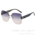 Women's Trendy Premium Designer Rimless Sunglasses