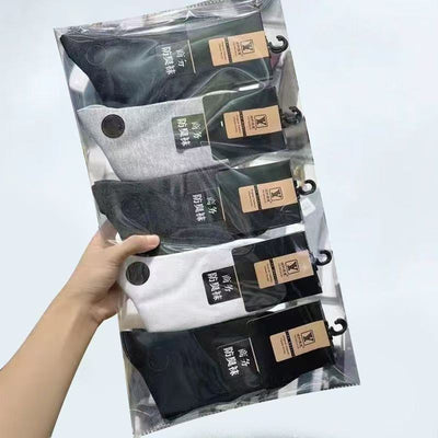 four seasons socks men's summer solid color short socks deodorant sweat-absorbent breathable antibac